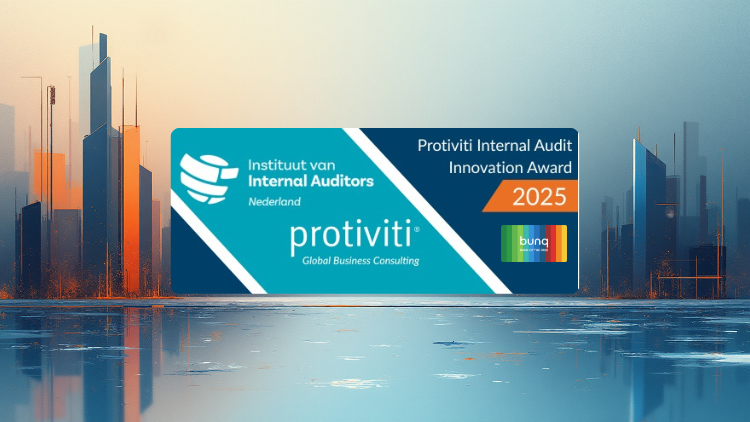 bunq wint Protiviti Internal Audit Innovation Award 2025