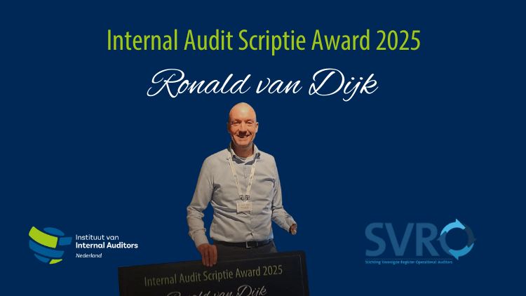 Ronald van Dijk wint SVRO Scriptie Award 2025