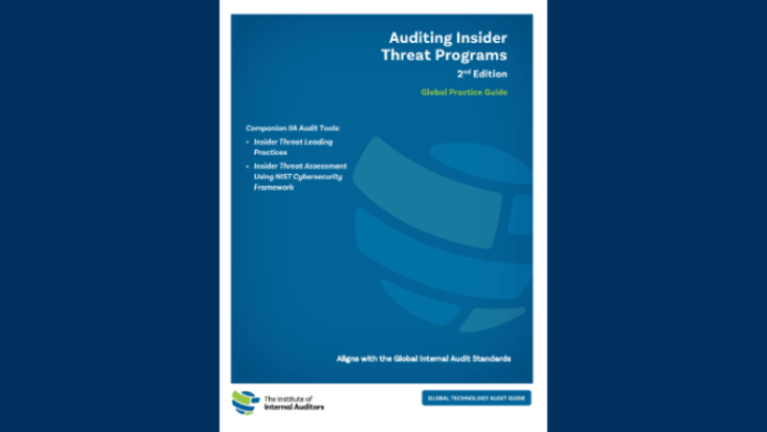 GTAG: Auditing Insider Threat Programs