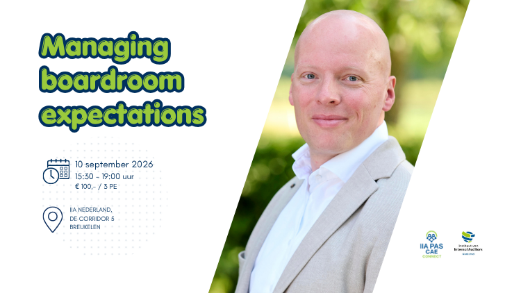 IIA PAS CAE Connect - Managing boardroom expectations