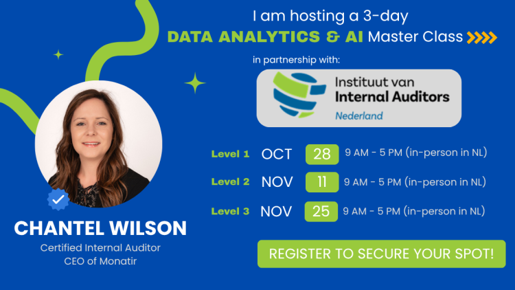 Data Analytics for Internal Audit, 3-day course