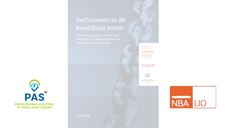 IIA PAS ism NBA LIO: van just in time naar just in case